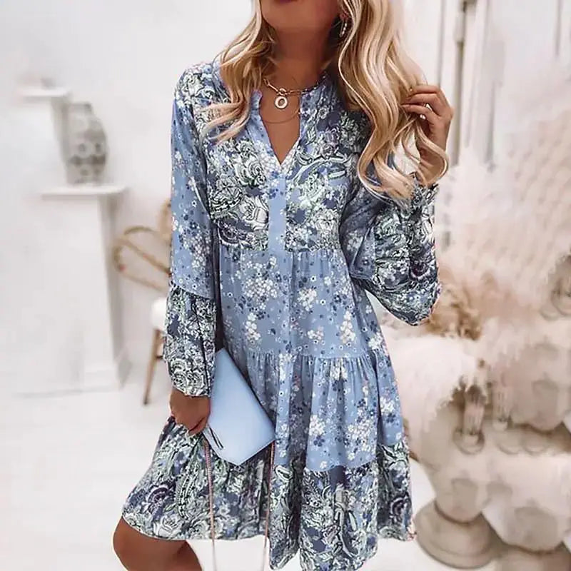 Mirabelle Floral Print Dress