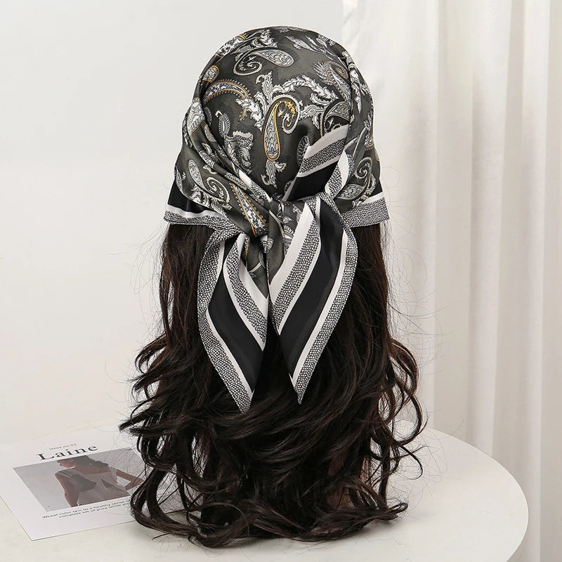 Orea Flow Silk Head Scarf
