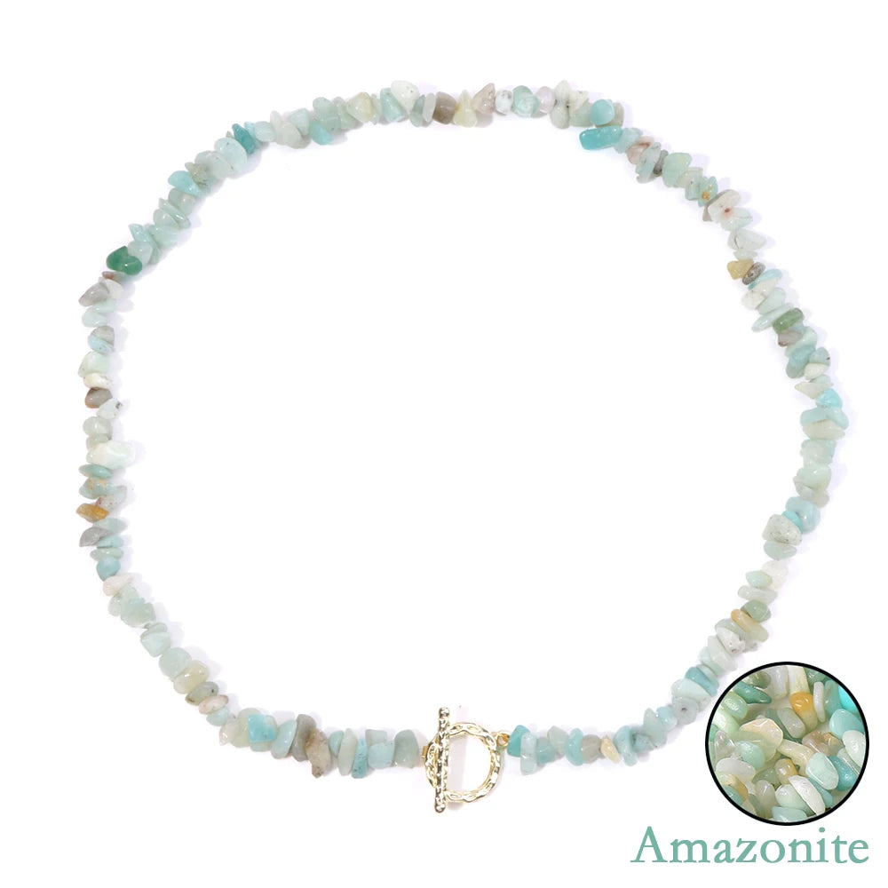 Healing Bohemian Gem Necklace
