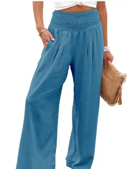 Mariposa Drawstring Wide Leg Pants