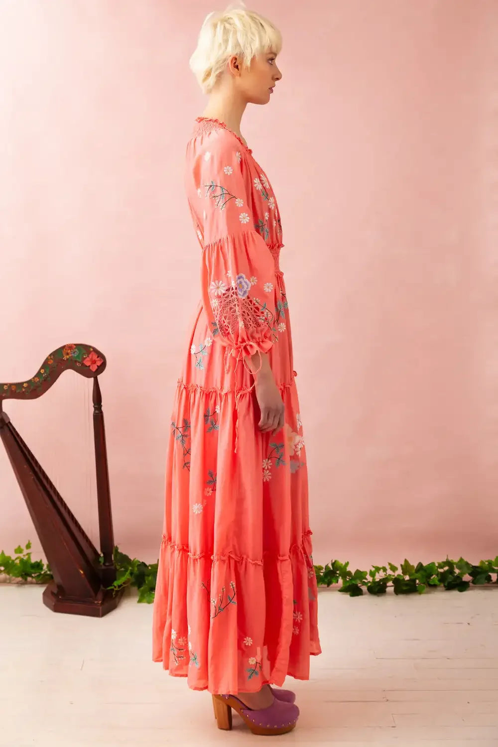 Alouette Embroidered Floral Dress