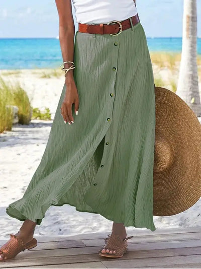 Dalilah Maxi Skirt With Buttons