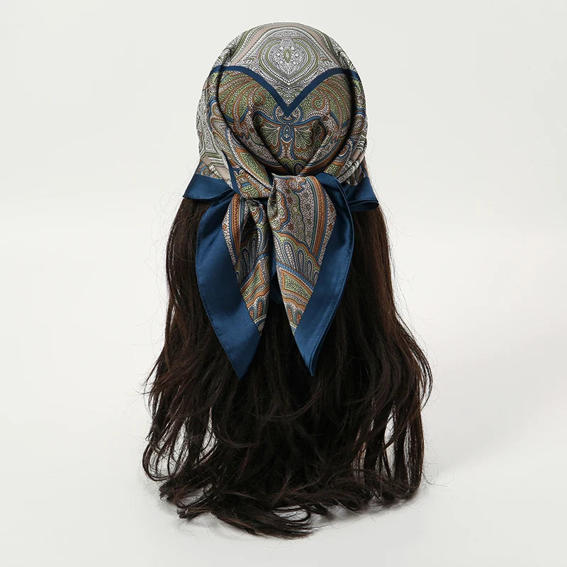Orea Flow Silk Head Scarf