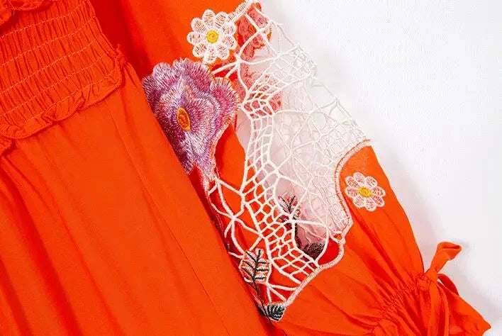 Alouette Embroidered Floral Dress