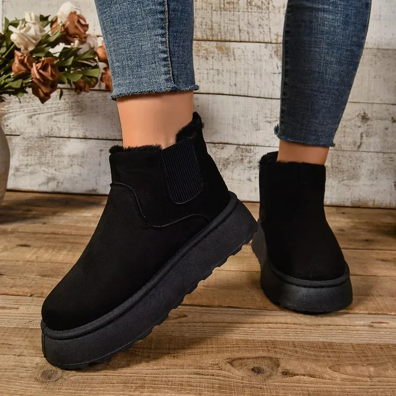 Calisie Platform Slip-on Boots
