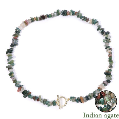 Healing Bohemian Gem Necklace