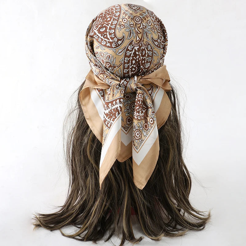 Orea Flow Silk Head Scarf