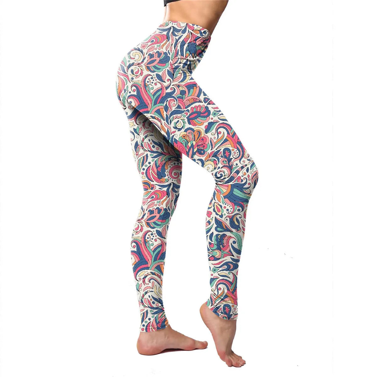 Sweet Violet Floral Leggings