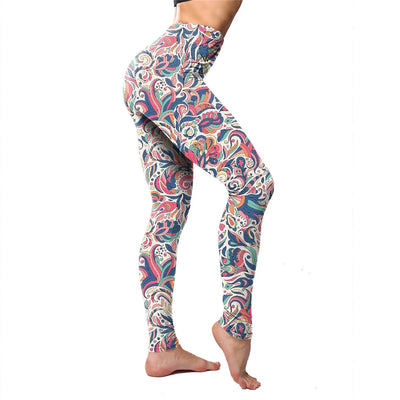 Sweet Violet Floral Leggings