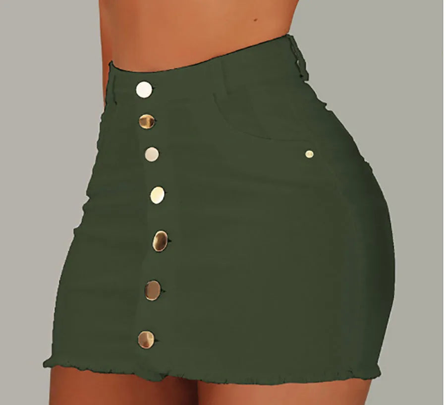 Valentina Skirt With Buttons