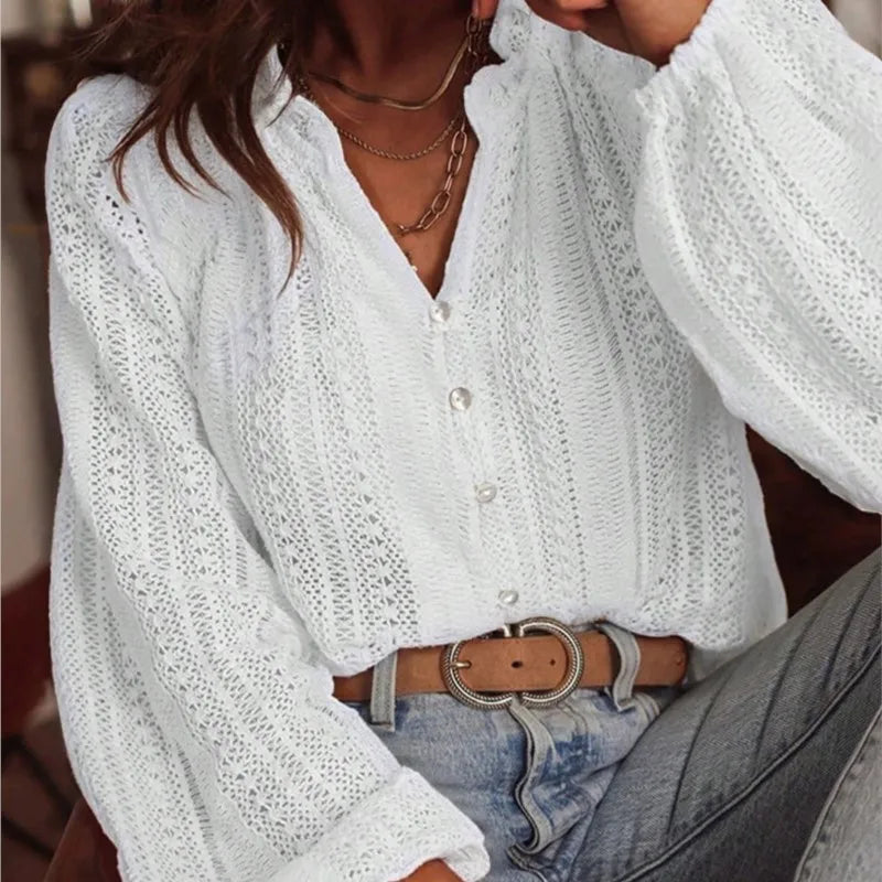 Horizon Button Blouse