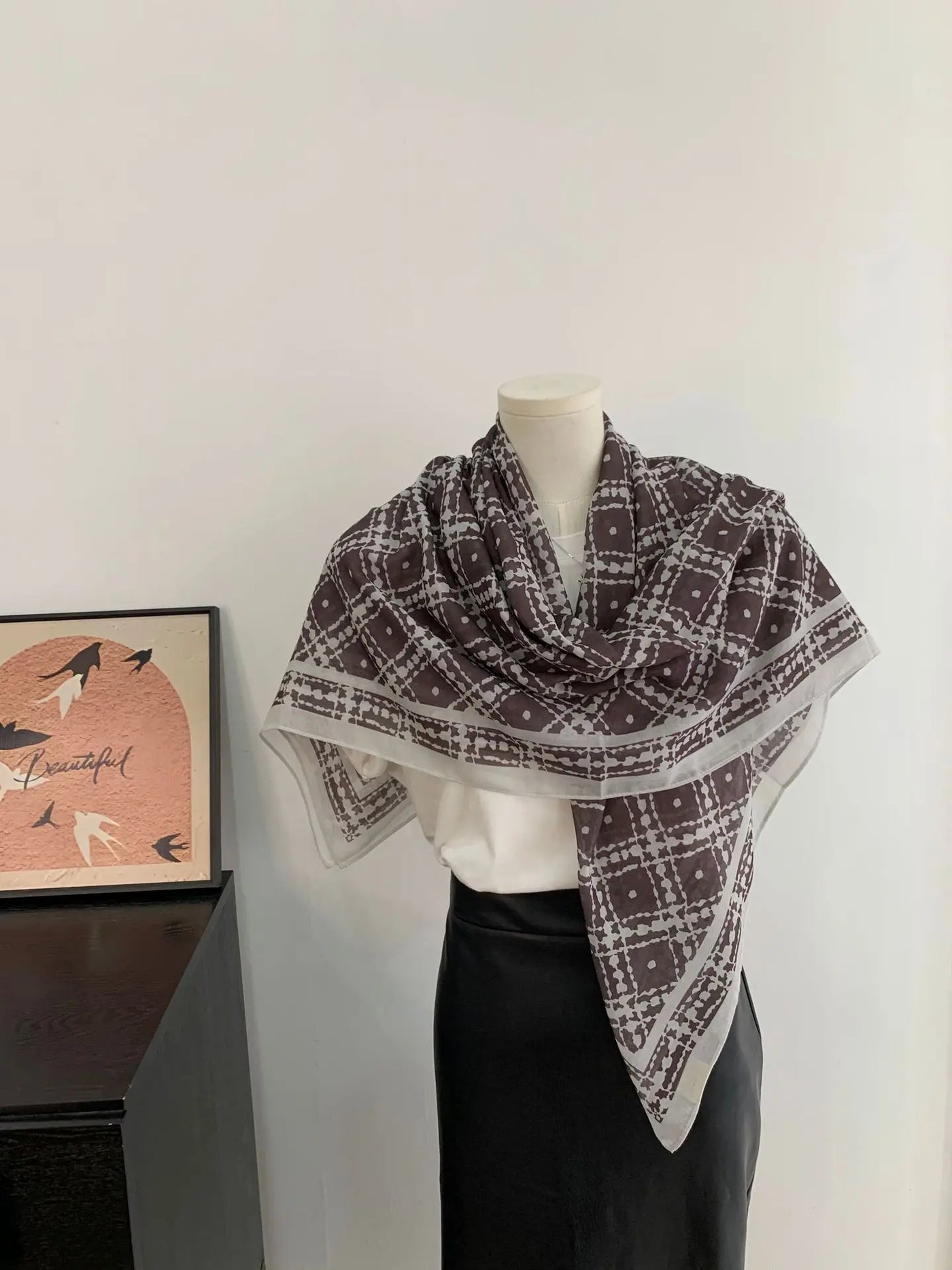 Raina French Shawl Scarf