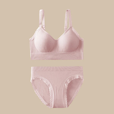 Coralfen 2 Piece Comfy Bra & Underwear Set
