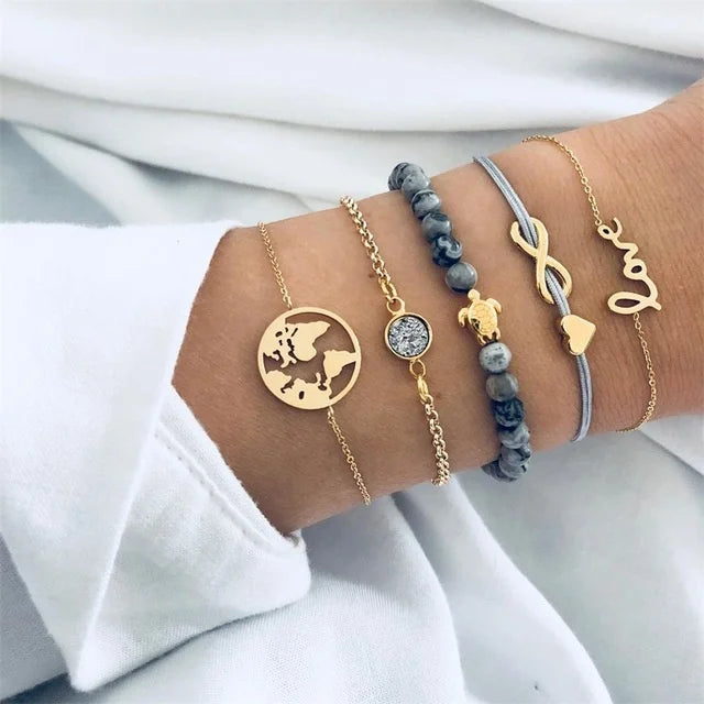 Aurelia Chain Bracelet Sets