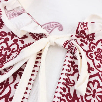 Wild Paisley Print Blouse