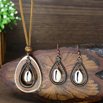 Coastal Charm Earring & Necklace Set