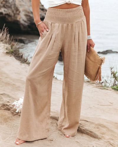 Mariposa Drawstring Wide Leg Pants