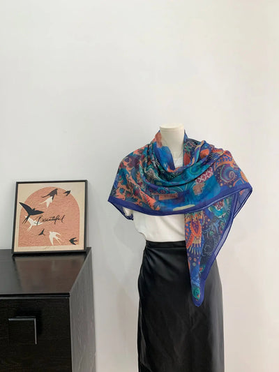 Raina French Shawl Scarf