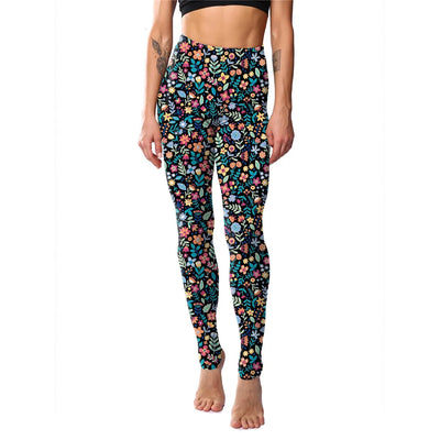 Sweet Violet Floral Leggings