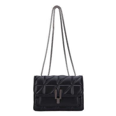 Orchid Quilted Crossbody Purse