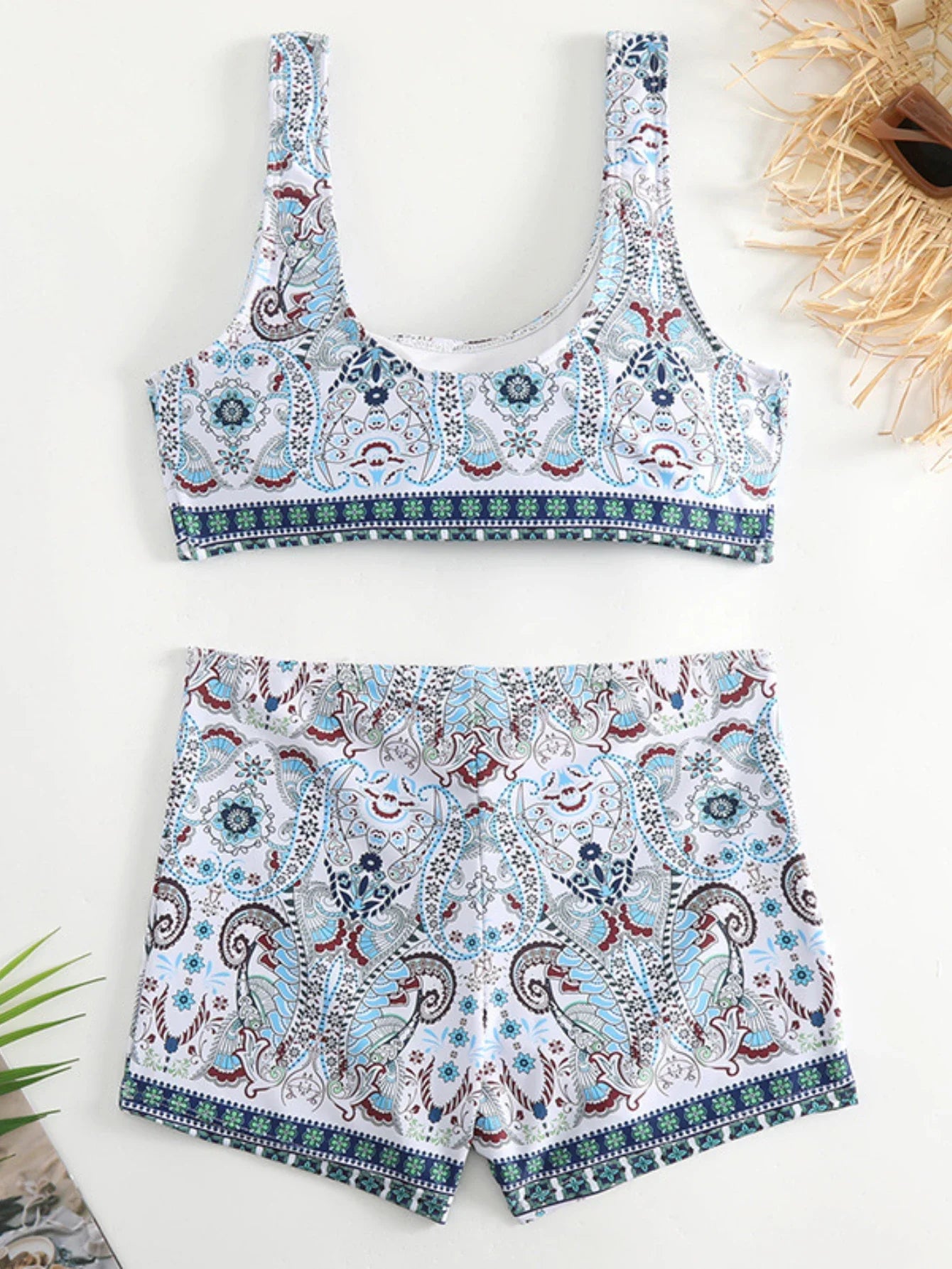 Coral & Shell Bathing Suit Set