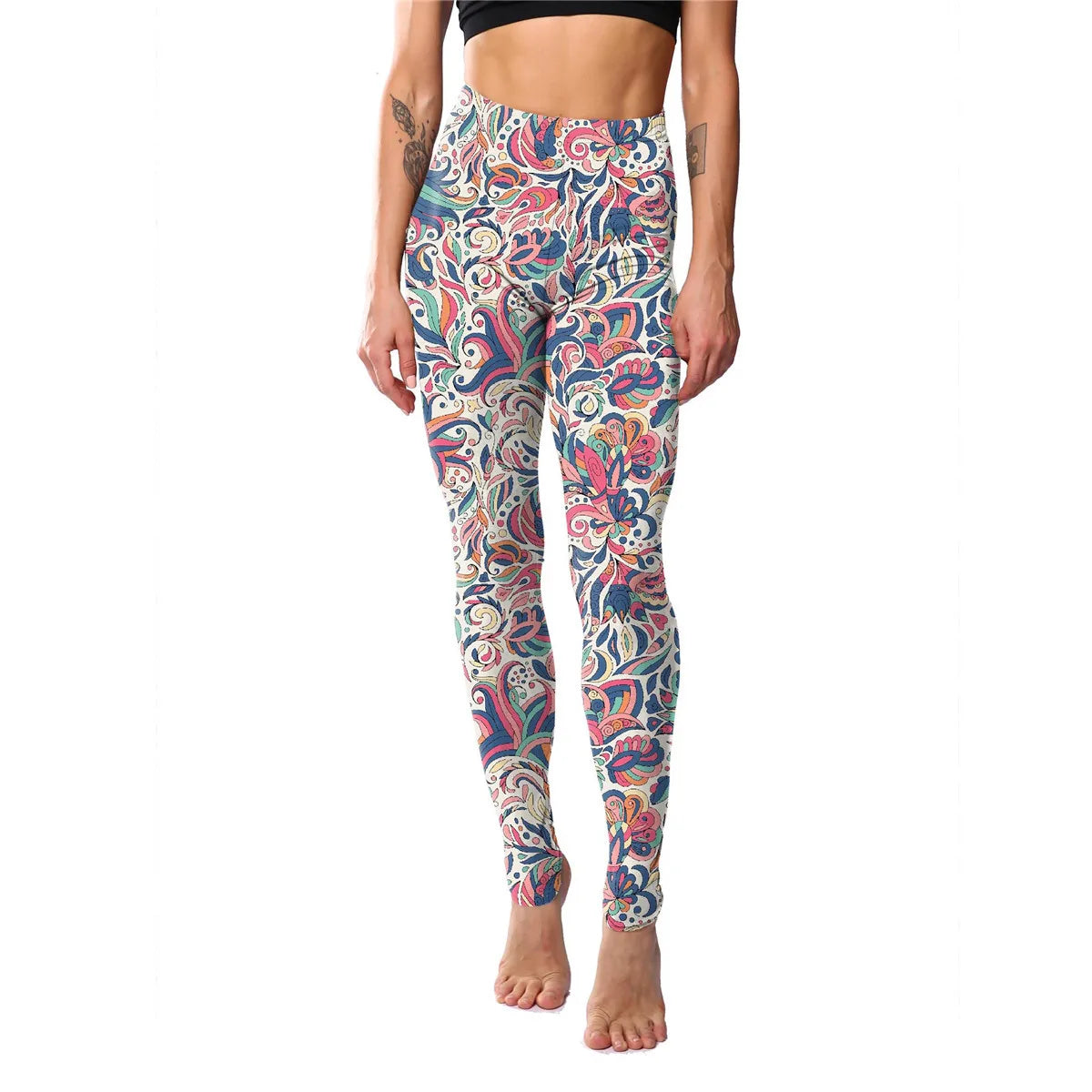 Sweet Violet Floral Leggings