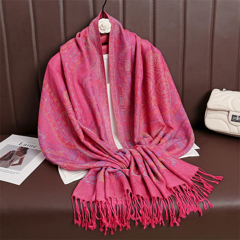 Meadow Cashmere Paisley Scarf