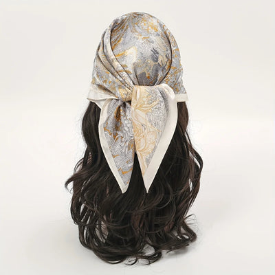 Orea Flow Silk Head Scarf