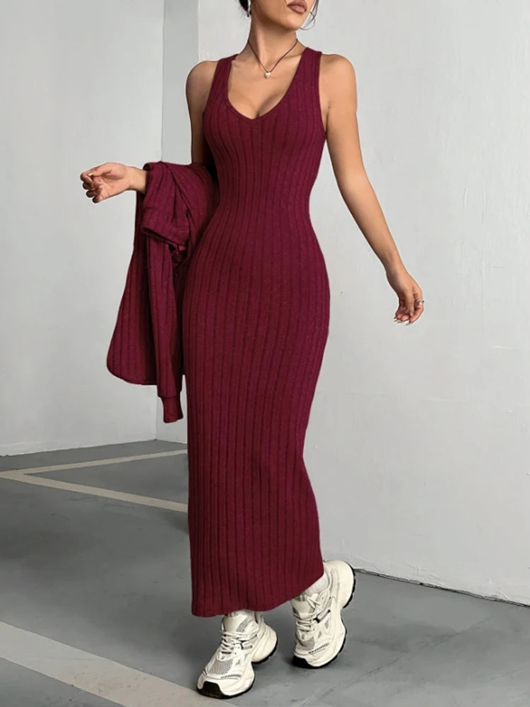 Tyara Dress & Sweater Set