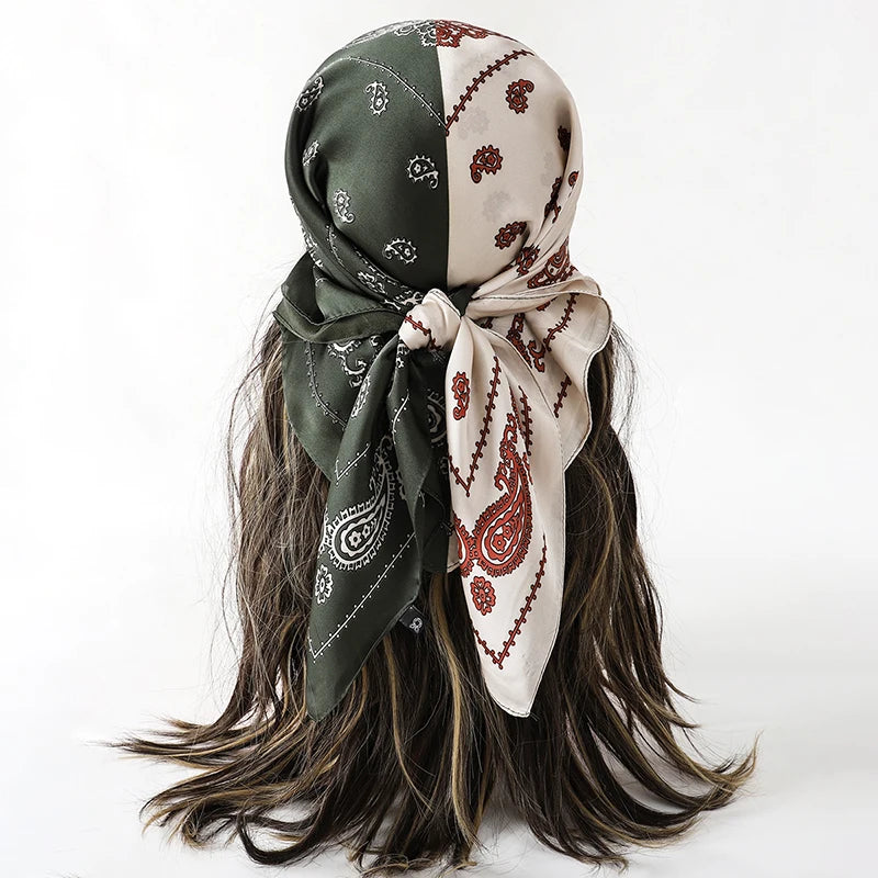 Orea Flow Silk Head Scarf