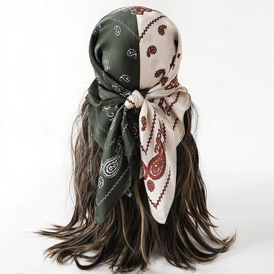 Orea Flow Silk Head Scarf