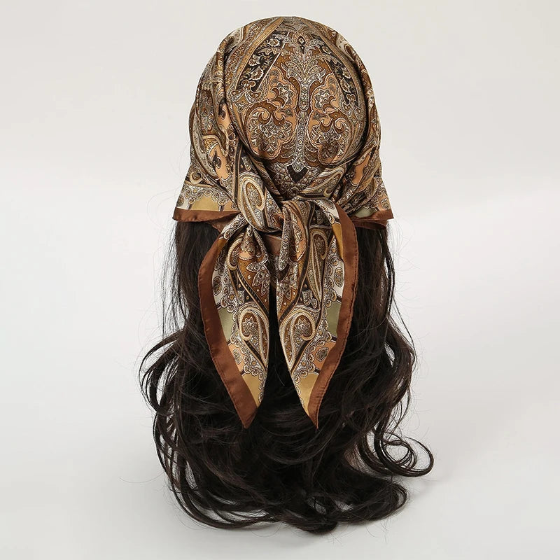 Orea Flow Silk Head Scarf