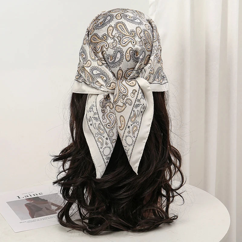 Orea Flow Silk Head Scarf