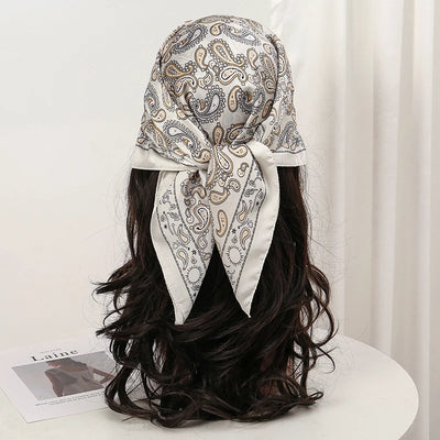Orea Flow Silk Head Scarf