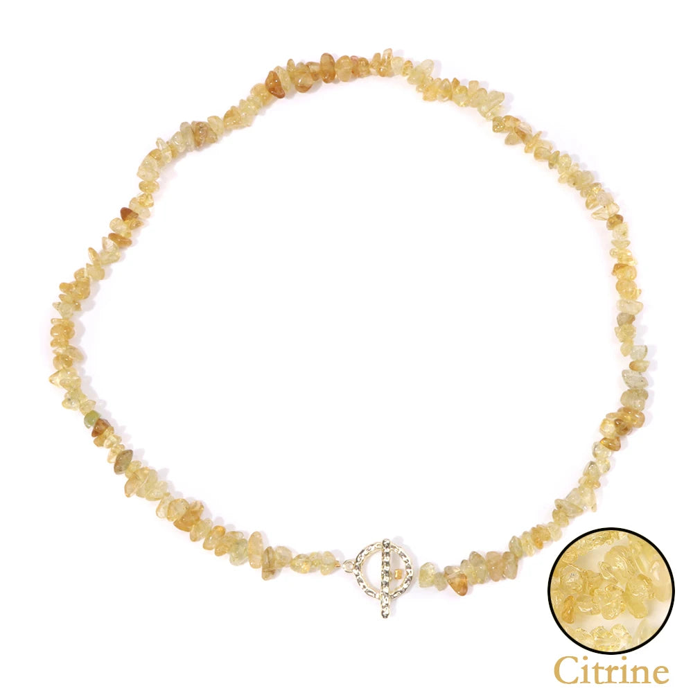 Healing Bohemian Gem Necklace