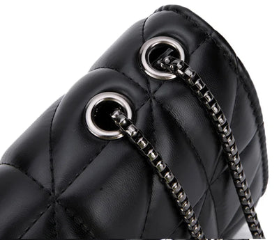 Orchid Quilted Crossbody Purse