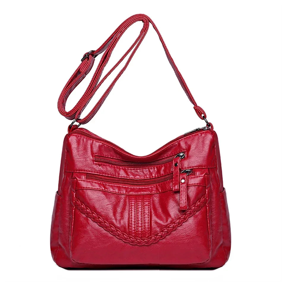 Stoneflower Leather Purse