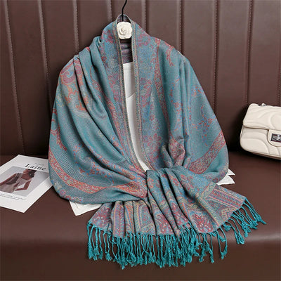 Meadow Cashmere Paisley Scarf