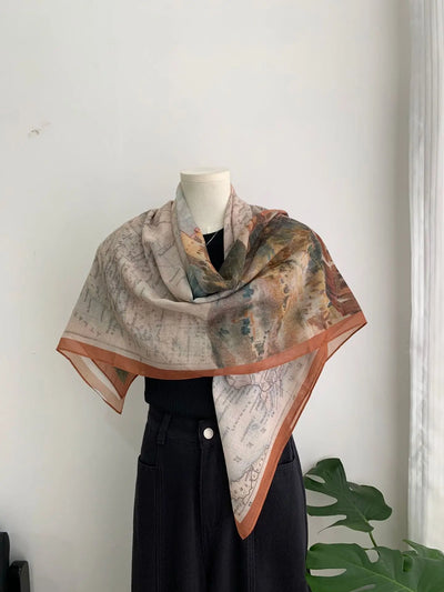 Raina French Shawl Scarf