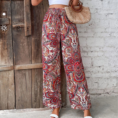 Rustic Boho Wide Leg Pants