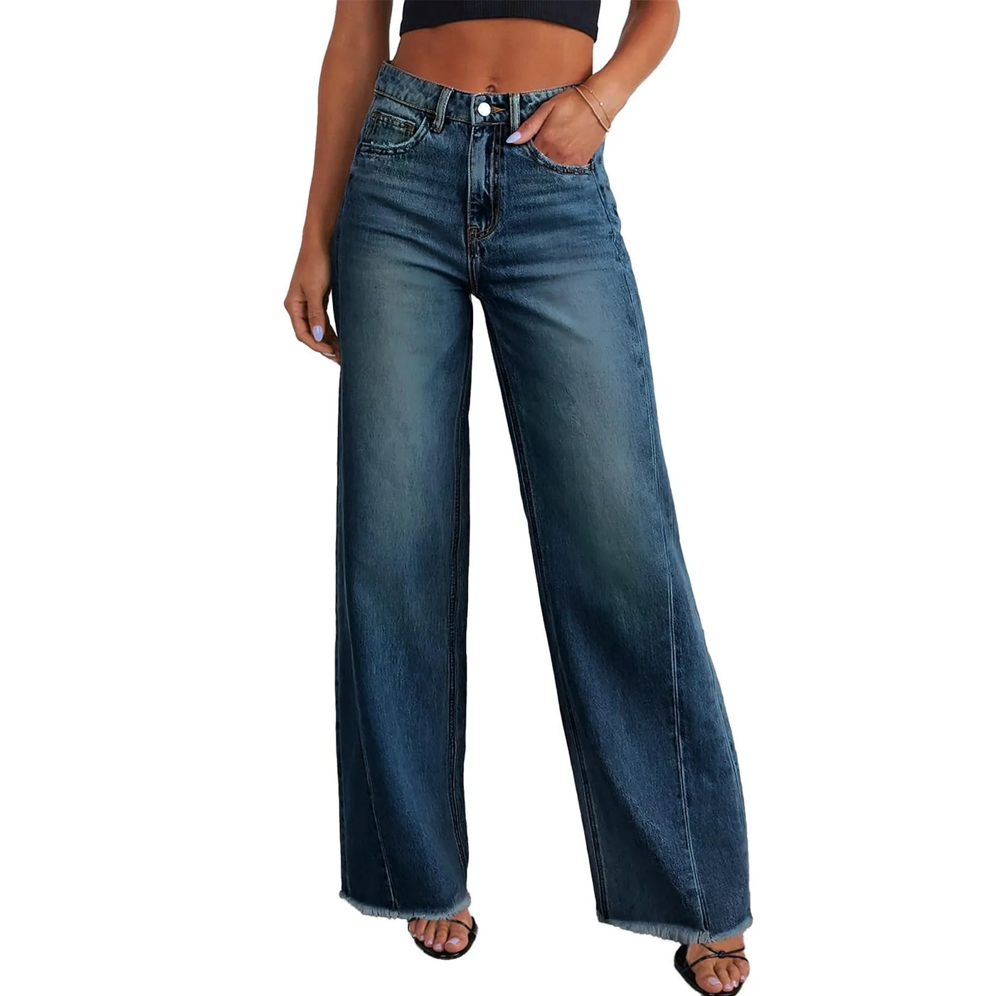 Chelsea Fringed Wide Leg Pants