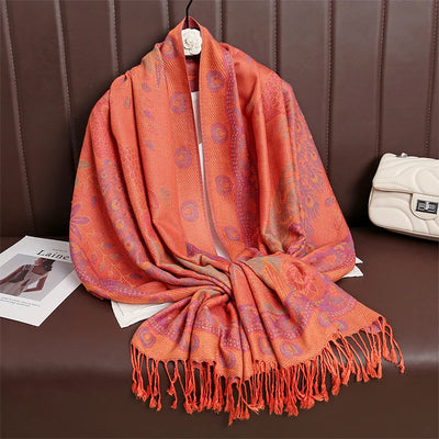 Meadow Cashmere Paisley Scarf