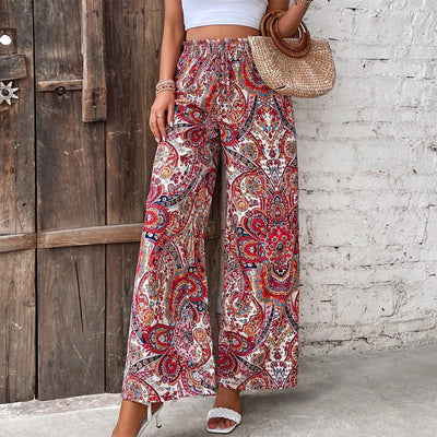 Rustic Boho Wide Leg Pants