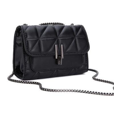 Orchid Quilted Crossbody Purse