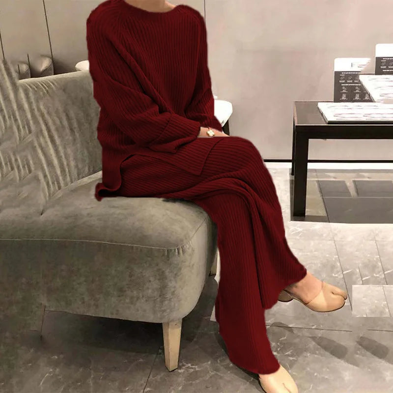 Lorielle Knitted Sweater Set