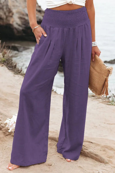Mariposa Drawstring Wide Leg Pants