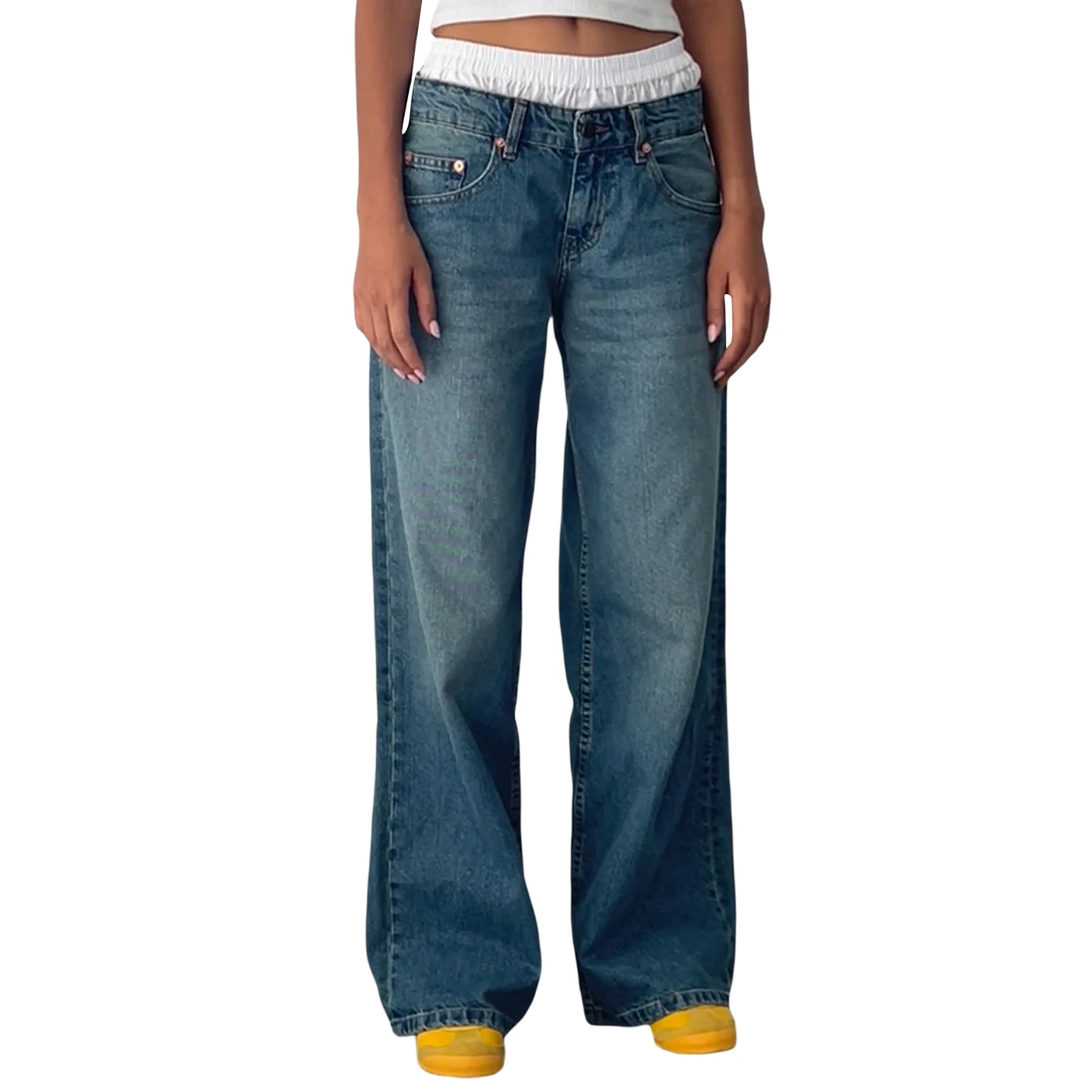 Elowen Boyfriend Wide Leg Jeans