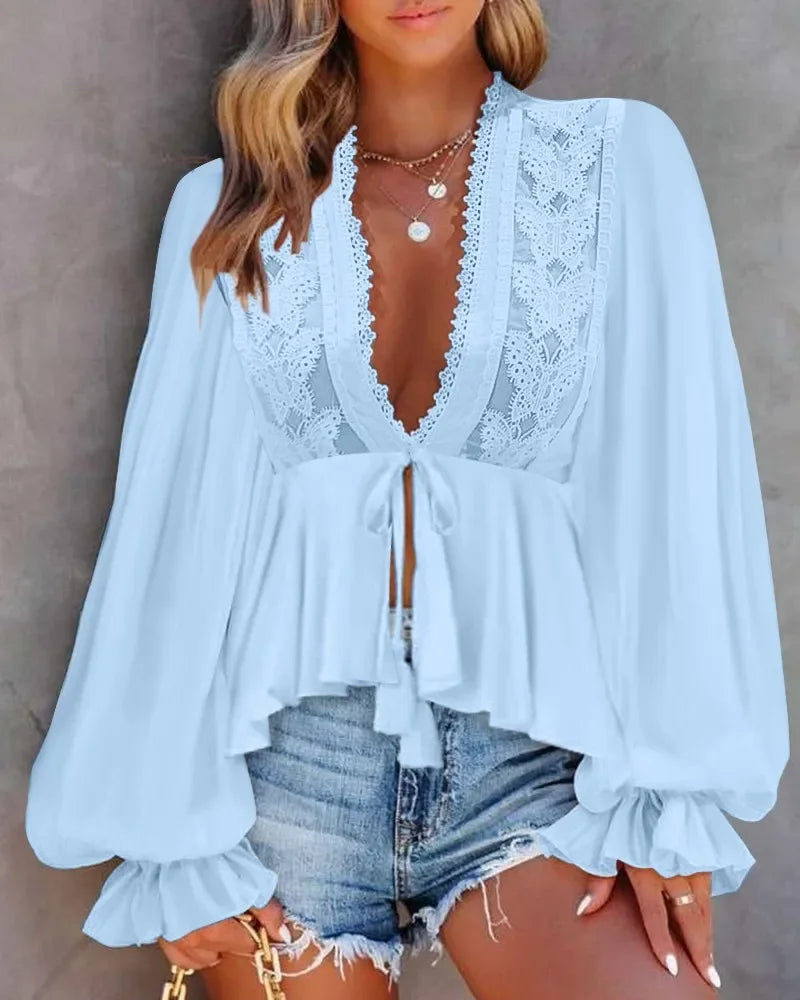 Bluebell Embroidered Blouse