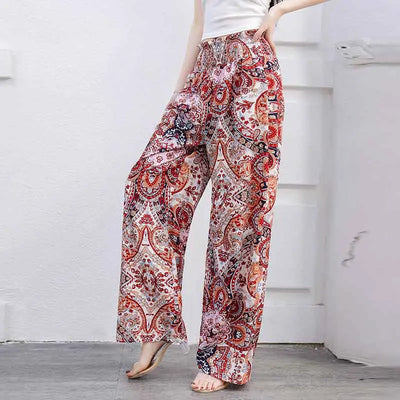 Rustic Boho Wide Leg Pants