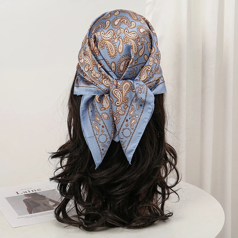 Orea Flow Silk Head Scarf